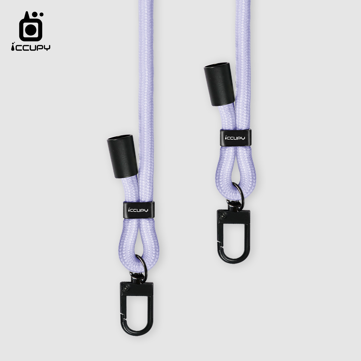 【iQ CASE角粒殼3.0】可調式背帶掛繩-薰衣紫