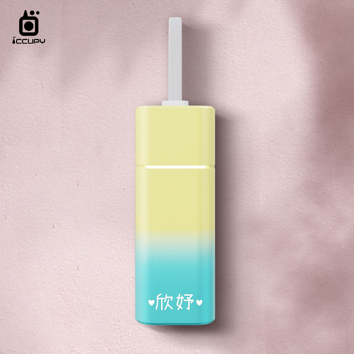 【客製化中文姓名-可愛風(橫)】Mood小日子-雙充頭口袋行動電源|蘇打綠
