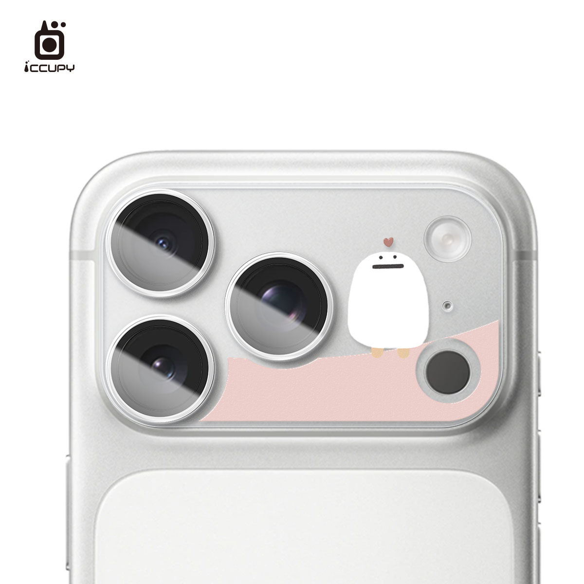 【懶懶怪|可愛】3D立體全包覆鏡頭保護貼-全透明 For iPhone 17 Pro