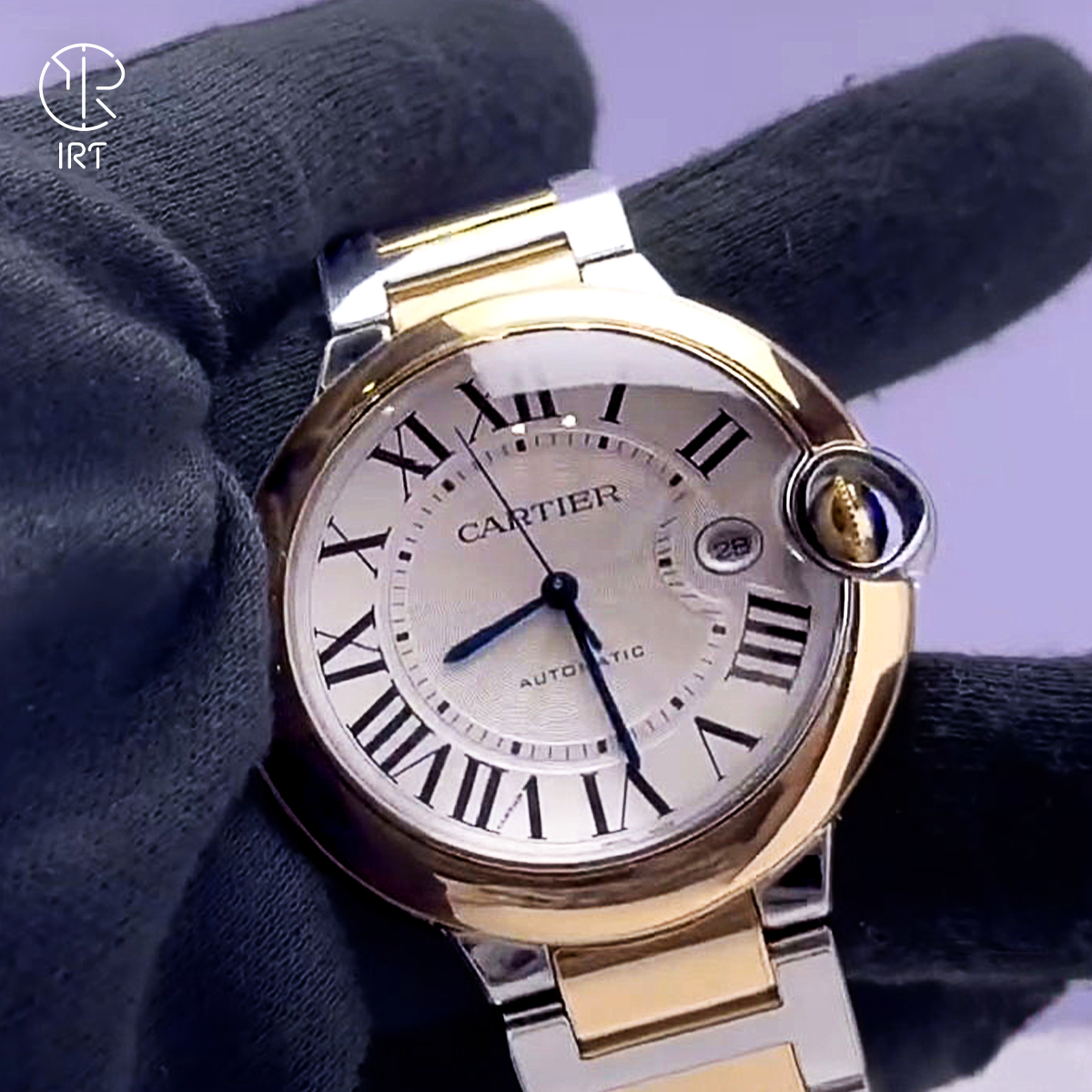 IRT高級腕時計の究極保護 FOR CARTIER BALLON BLEU DE CARTIER 42MM W2BB0034(鋼錶帶)-S級完美防護